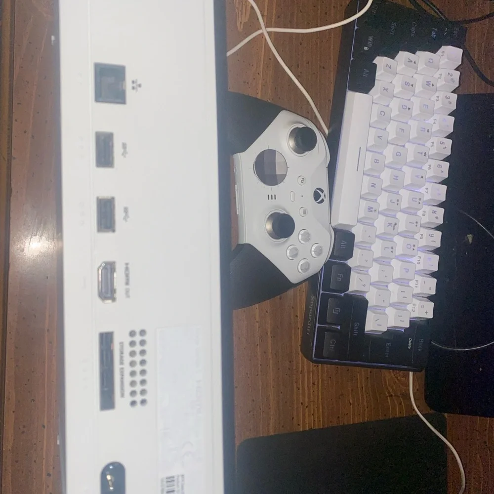 Xbox White and Black Console